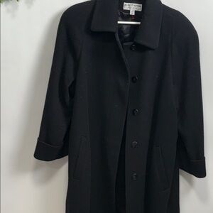 Albert Nipon Elegant Black Coat
